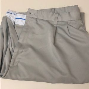 Khaki-color Haggar men’s dress pants